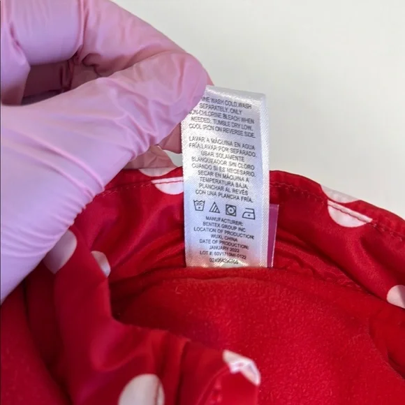 Disney Minnie Red and White Polka Dot Jacket - Picture 6 of 6